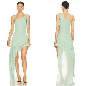 Lovers and Friends Juno Gown in Sage Green Size Small NEW! New with tags!